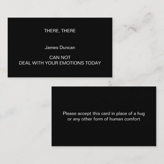 HIER EINE HUG-Calling Card Telefonnummerkarte (Vorne/Hinten)