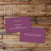 HIER EINE HUG-Calling Card Telefonnummerkarte