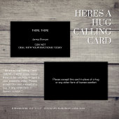 HIER EINE HUG-Calling Card Telefonnummerkarte