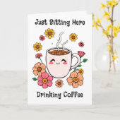 Hier einfach nur über Sie nachdenken Karte (Gelbe Blume)