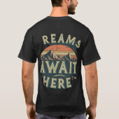 Hier erwarten Sie Träume T-Shirt (Rückseite)