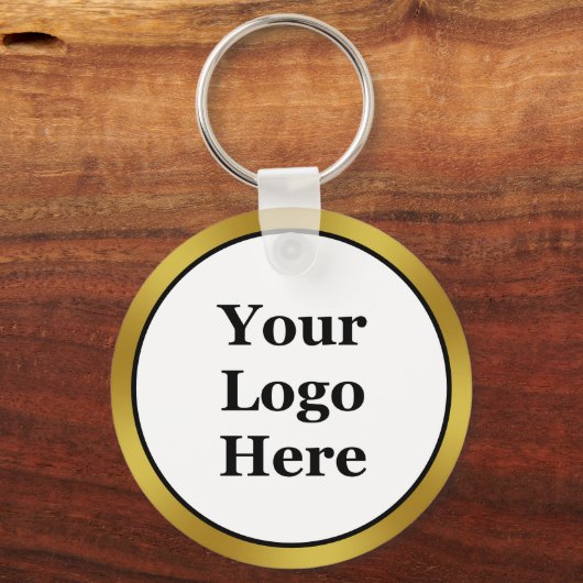 Hier finden Sie Ihr Schwarz-weißes und goldenes Lo Schlüsselanhänger (Rückseite)