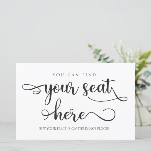 Hier finden Sie Ihr Sitzplatz (Stehend Vorderseite)