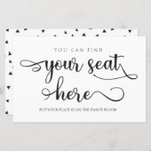 Hier finden Sie Ihr Sitzplatz (Vorne/Hinten)