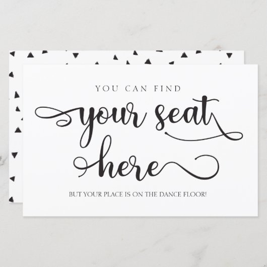 Hier finden Sie Ihr Sitzplatz (Vorne/Hinten)