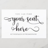 Hier finden Sie Ihr Sitzplatz (Vorderseite)