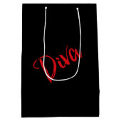 "Hier findest du keine gewöhnliche Idee!" DIVA-Ges Mittlere Geschenktüte (Rückseite)