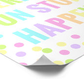 Hier findet das lustige Studio statt Poster (Ecke)