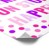 Hier findet das lustige Studio statt Poster (Ecke)