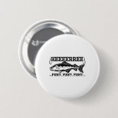 Hier Fische Lustiger Fischer Männer Vater B Angler Button (Vorne & Hinten)
