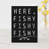 Hier Fischer Angler Karte (Gelbe Blume)