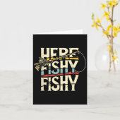 Hier Fischfang Karte (Gelbe Blume)