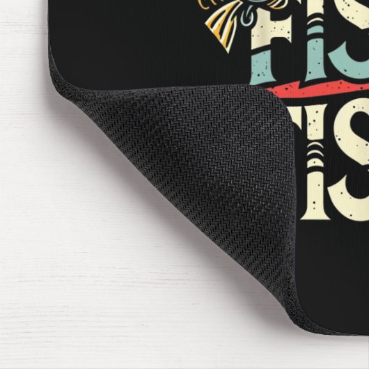Hier Fischfang Mousepad (Ecke)