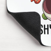 Hier Fischiger Fischer Lustiger Angler Süßer Fisch Mousepad (Ecke)