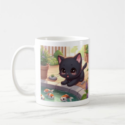 Hier Fishy Fishy! Kaffeetasse (Links)