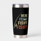 Hier Fishy insulated Tumbler Thermobecher (Rückseite)