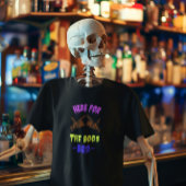 Hier für Boos, Bro Funny Halloween Party T-Shirt