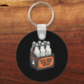 Hier für Boos Halloween 6er Booze Ghost Bee Schlüsselanhänger (Vorderseite)