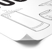 Hier für das Boos Bar Cart-Zeichen Poster (Ecke)