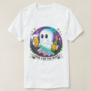 Hier für das Boos Beer Ghost-Funny Halloween 2025 T-Shirt