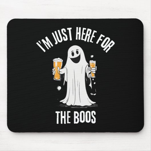 Hier für das Boos Funny Ghost Halloween Mousepad (Vorne)