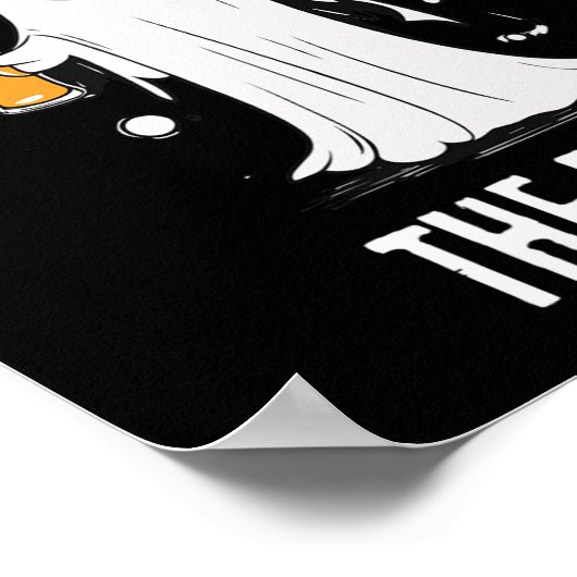 Hier für das Boos Funny Ghost Halloween Poster (Ecke)