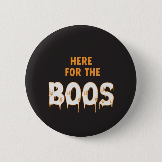 Hier für das Boos Funny Halloween Black Button (Vorderseite)