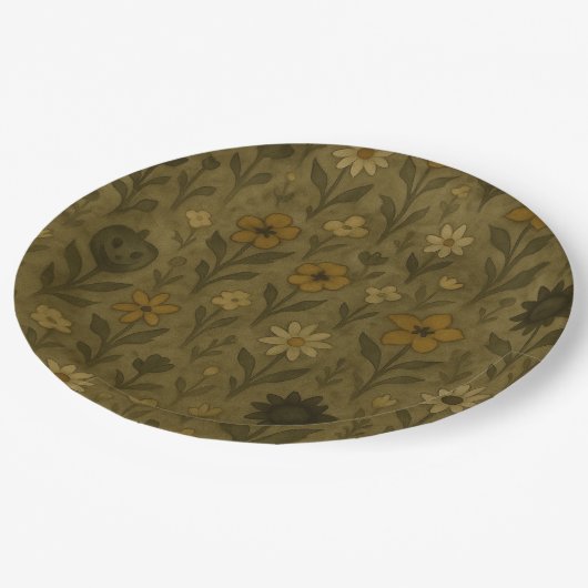 Hier für das "Boos" glückliche Halloween Pappteller (Schrägansicht)