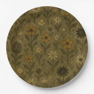 Hier für das "Boos" glückliche Halloween Pappteller