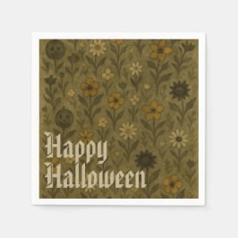 Hier für das "Boos" glückliche Halloween Serviette