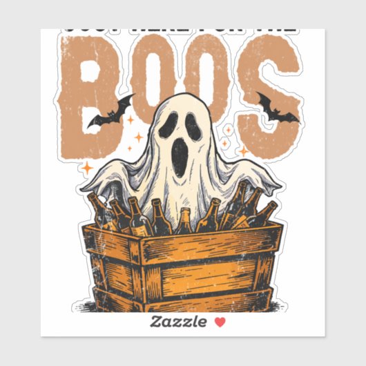 Hier für das Boos Halloween Aufkleber (Blatt)