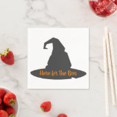 Hier für das Boos-Halloween-Party Serviette (Beispiel)