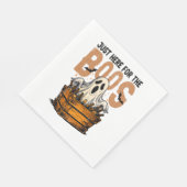 Hier für das Boos Halloween Serviette (Ecke)