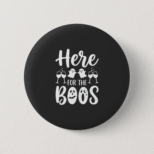 Hier für das Buhen Halloween-Geist-Design_1 Button (Vorderseite)
