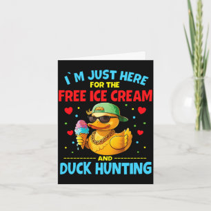 Hier für das Eis und die Entenjagd Karte