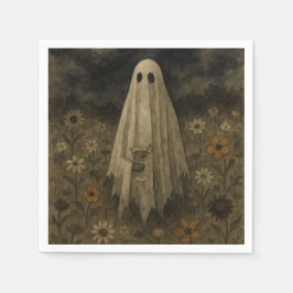 Hier für das Halloween-Party "Boos" Serviette