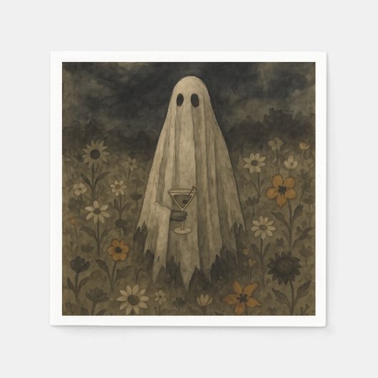 Hier für das Halloween-Party "Boos" Serviette (Vorderseite)