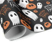 Hier für das Niedliche und festliche Halloween-Fes Geschenkpapier (Rolleneckpunkt)