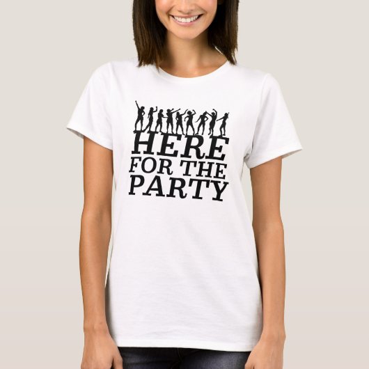 Hier für das Party T-Shirt (Vorderseite)