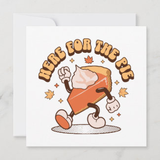 Hier für das Pie - Funny Erntedank Pumpkin Pie