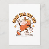 Hier für das Pie - Funny Erntedank Pumpkin Pie Begleitkarte (Rückseite)