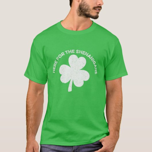 Hier für das Shenanigans St Patricks Day Kleeblatt T-Shirt (Vorderseite)
