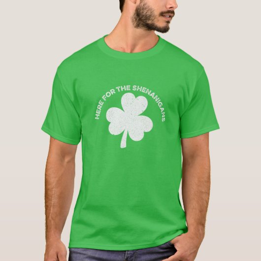 Hier für das Shenanigans St Patricks Day Kleeblatt T-Shirt (Vorderseite)