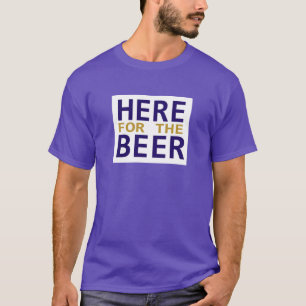 Hier für das Typt-stück des Bieres lila Gold T-Shirt