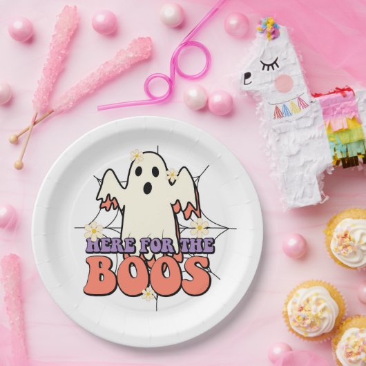 Hier für den Boos Ghost Pappteller (Party)
