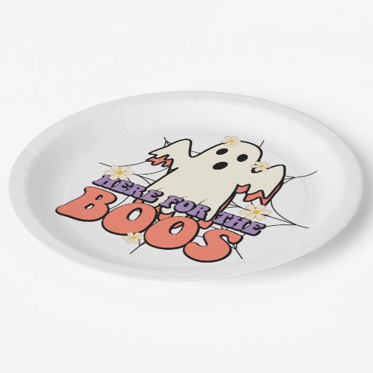 Hier für den Boos Ghost Pappteller (Schrägansicht)