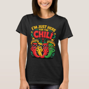 Hier für den Chili-Witz-Chili-Koch-Wettbewerb-Team T-Shirt