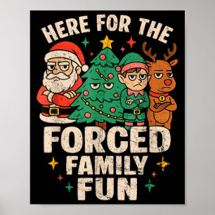 Hier für den erzwungenen Familien-Spaß Santa Weihn Poster
