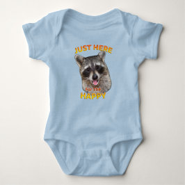 Hier für den Happy Raccoon Baby Bodysuit Baby Strampler