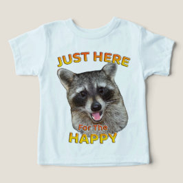 Hier für den Happy Raccoon Kleinkind T - Shirt